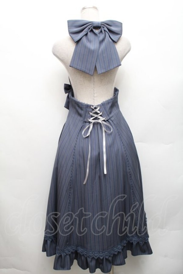 画像2: Forest Wardrobe（海外ロリータブランド） / South of the Forest ホルターネックスカート M ブルー S-26-03-06-058-LO-SK-HR-ZS (2)