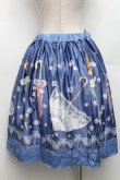 画像2: axes femme POETIQUE / レトロアンブレラタックスカート  ブルー S-26-03-06-060-AX-SK-AS-ZS (2)
