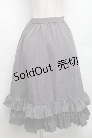 画像: FLC / 皆方由衣コラボ/ティアードスカート M グレー S-26-03-06-064-LO-SK-AS-ZS