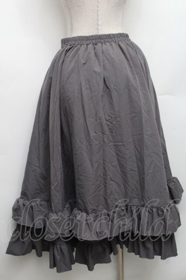 画像2: FLC / 皆方由衣コラボ/ティアードスカート M グレー S-26-03-06-064-LO-SK-AS-ZS (2)