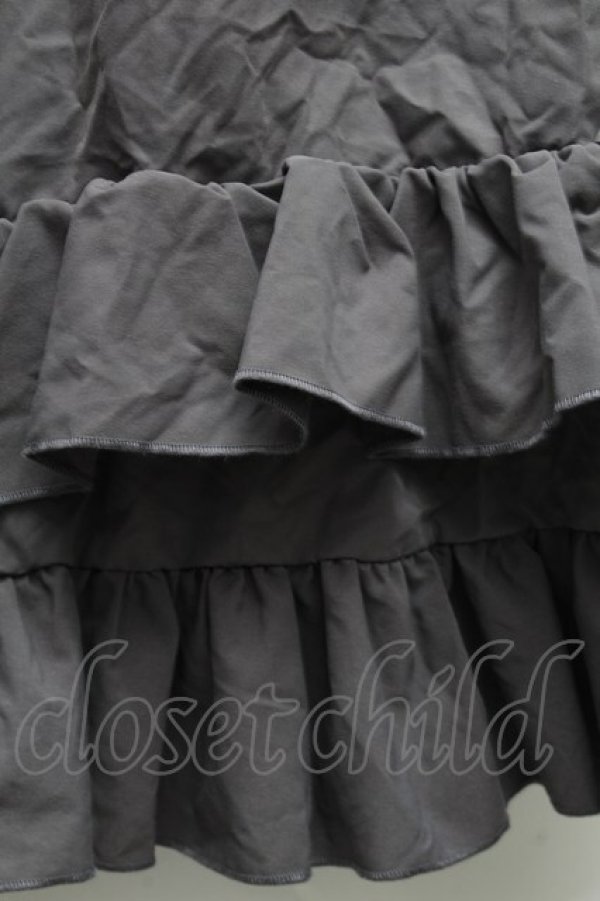 画像3: FLC / 皆方由衣コラボ/ティアードスカート M グレー S-26-03-06-064-LO-SK-AS-ZS (3)