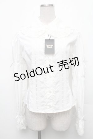 画像: Innocent World / クラシカルリボンブラウス L 白 S-26-03-06-008-IW-BL-AS-ZS