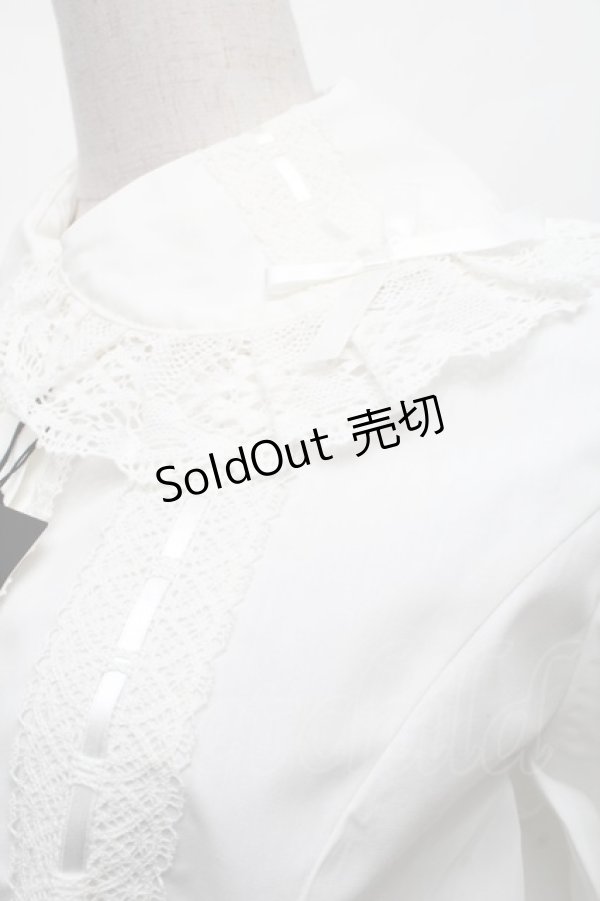 画像4: Innocent World / クラシカルリボンブラウス L 白 S-26-03-06-008-IW-BL-AS-ZS (4)