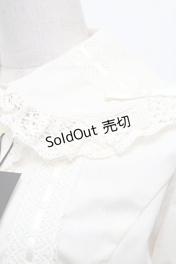 画像4: Innocent World / クラシカルリボンブラウス L オフ S-26-03-06-010-IW-BL-AS-ZS (4)