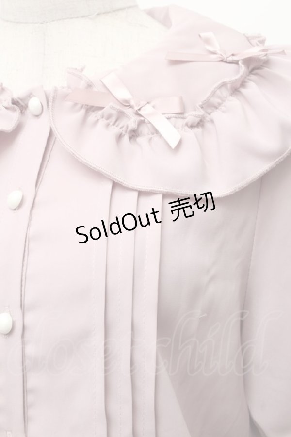 画像3: MA*RS / 襟フリルリボン半袖ブラウス  ピンク S-26-03-06-015-EL-BL-HR-ZS (3)