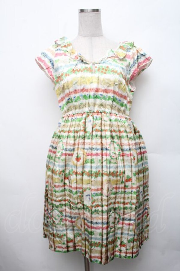 画像1: Franche Lippee / ボーダーワンピース  オフ S-26-03-06-016-LO-OP-AS-ZS (1)