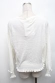 画像2: Secret Honey / リボンボタンカーディガン  白 S-26-03-06-024-CA-TO-HR-ZS (2)