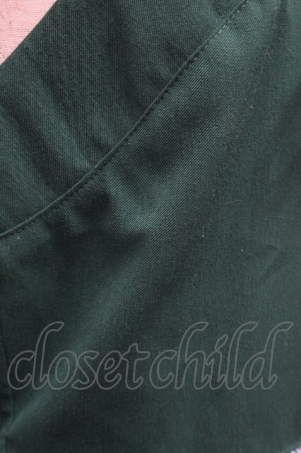 画像4: axes femme POETIQUE / アップルパイレースアップワンピース  グリーン S-26-03-06-026-AX-OP-AS-ZS (4)