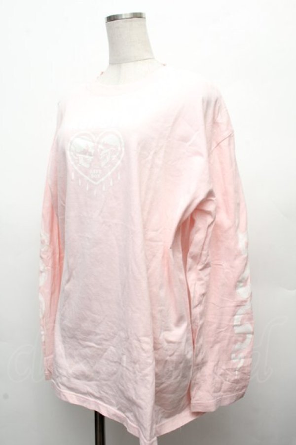 画像3: KRY CLOTHING / プリントロンT  ピンク S-26-03-08-026-EL-TO-HR-ZS (3)