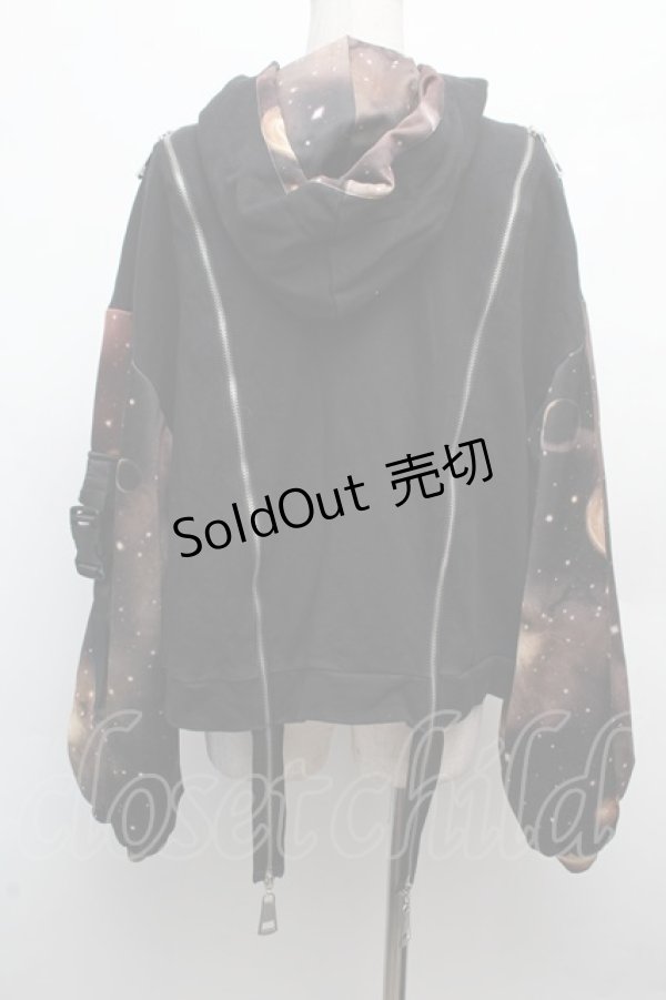 画像2: IRO+IRO / ZIPパーカー  黒 S-26-03-08-028-LO-TO-AS-ZS (2)