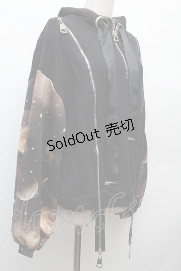 画像3: IRO+IRO / ZIPパーカー  黒 S-26-03-08-028-LO-TO-AS-ZS (3)