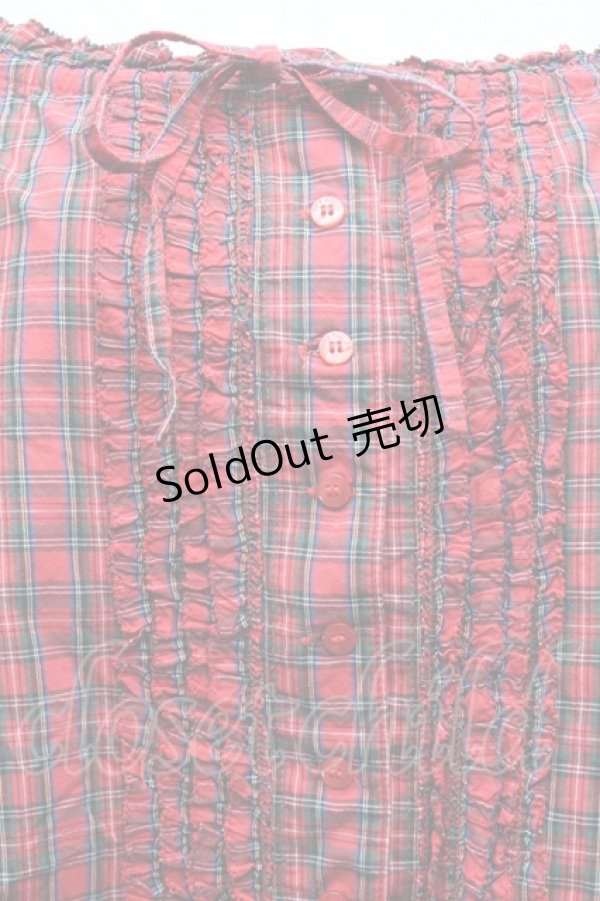 画像3: PINK HOUSE / チェックチュニックブラウス   S-26-03-08-032-LO-BL-AS-ZS (3)