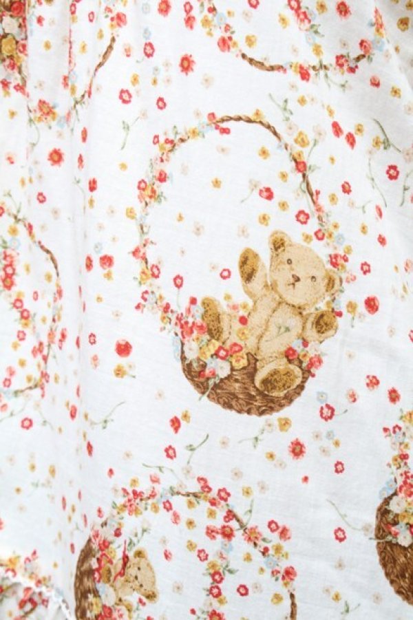 画像5: PINK HOUSE / フラワーピクニックたくし上げワンピース  オフ S-26-03-08-033-LO-OP-AS-ZS (5)