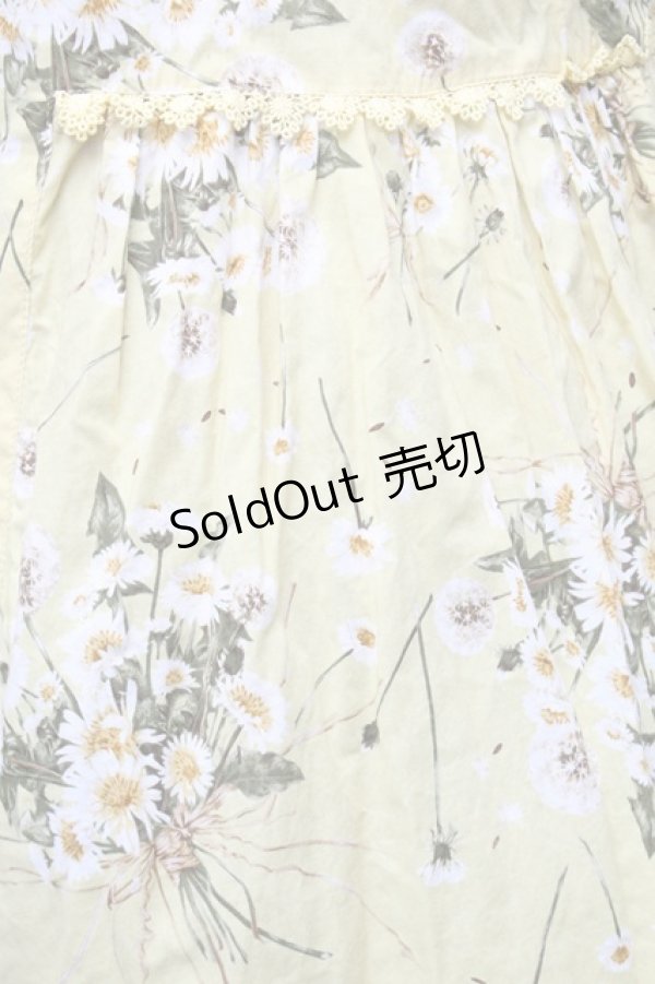 画像4: PINK HOUSE / ヒナギクブーケ柄ワンピース  イエロー S-26-03-08-036-LO-SK-AS-ZS (4)