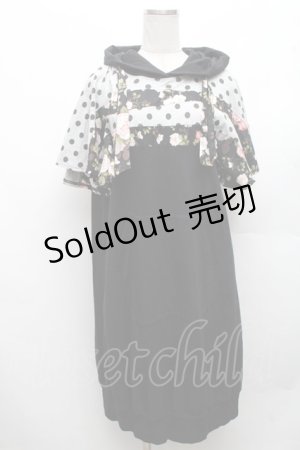 画像: PINK HOUSE / スウェットワンピース  黒 S-26-03-08-040-LO-OP-AS-ZS