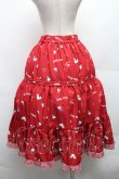 画像2: axes femme / ハローキティプリントスカート  赤 S-26-03-08-042-AX-SK-AS-ZS (2)