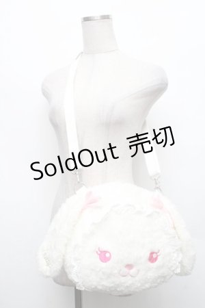 画像: BABY,THE STARS SHINE BRIGHT / うさくみゃんのおかおBag  白 S-26-03-08-005-BA-BG-AS-ZS