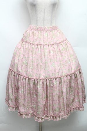 画像: m petit by misako / NINA'S RVパニエスカート L ピンク S-26-03-08-045-LO-SK-TE-ZS