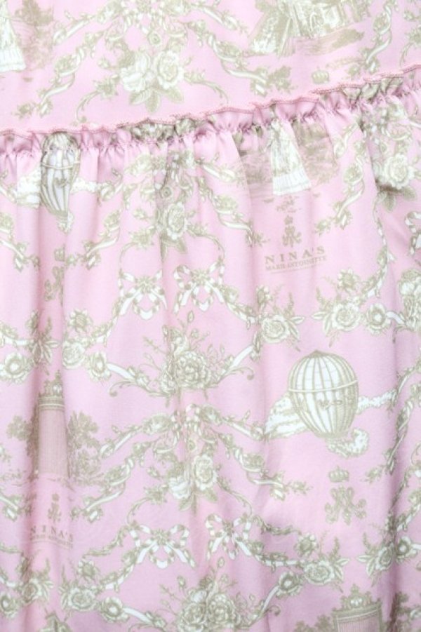 画像3: m petit by misako / NINA'S RVパニエスカート L ピンク S-26-03-08-045-LO-SK-TE-ZS (3)