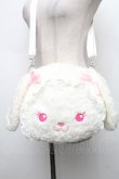 画像2: BABY,THE STARS SHINE BRIGHT / うさくみゃんのおかおBag  白 S-26-03-08-005-BA-BG-AS-ZS (2)