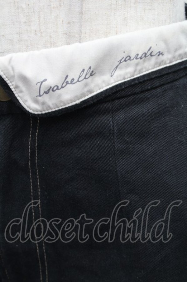 画像3: Fi.n.t / ロゴプリント折り返しフラップミニスカート F 黒 S-26-03-08-046-CA-SK-TE-ZS (3)