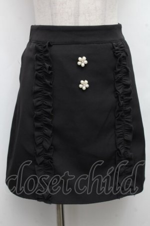 画像: evelyn / ビジュータイトスカート  黒 S-26-03-08-048-LO-PA-HR-ZS