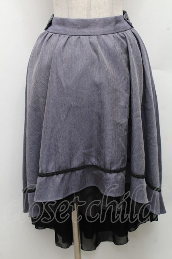 画像1: axes femme / スワローテイルスカート  グレー S-26-03-08-051-AX-SK-AS-ZS (1)