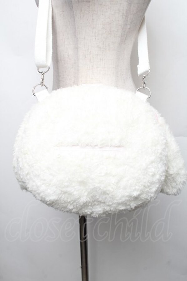 画像4: BABY,THE STARS SHINE BRIGHT / うさくみゃんのおかおBag  白 S-26-03-08-005-BA-BG-AS-ZS (4)