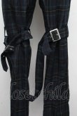 画像4: PEACE NOW / チェックボンテージパンツ  グリーン S-26-03-08-056-PU-PA-HR-ZS (4)