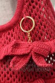 画像4: axes femme / ハローキティニットバッグ  赤 S-26-03-08-006-AX-BG-AS-ZS (4)