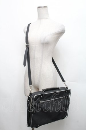 画像: Jean Paul GAULTIER / アルミフレームショルダーBAG(大)  黒 S-26-03-08-008-GO-BG-AS-ZS