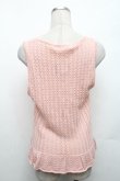 画像2: PINK HOUSE / ニットベスト  ピンク S-26-03-08-015-LO-TO-AS-ZS (2)