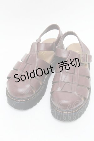 画像: Fi.n.t / クロスサンダル  S S-26-03-08-003-CA-SH-AS-ZS