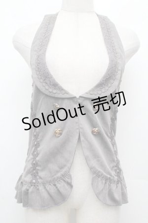 画像: axes femme / バックティアードベスト  グレー S-26-03-08-017-AX-TO-AS-ZS