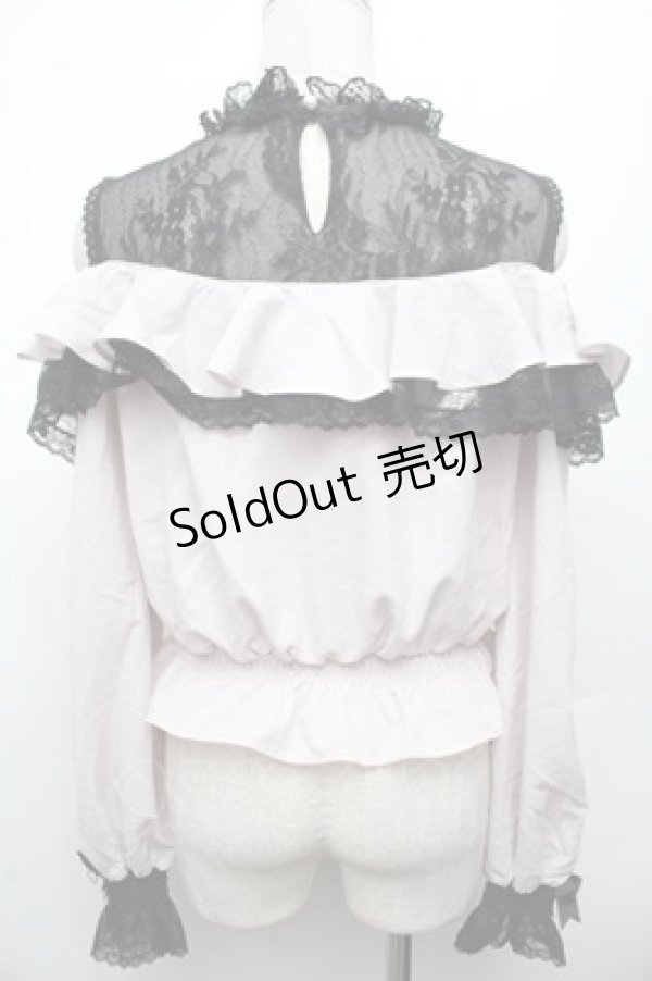 画像2: LIZ LISA / オープンショルダーフリルブラウス  ピンク S-26-03-10-052-LO-BL-AS-ZS (2)