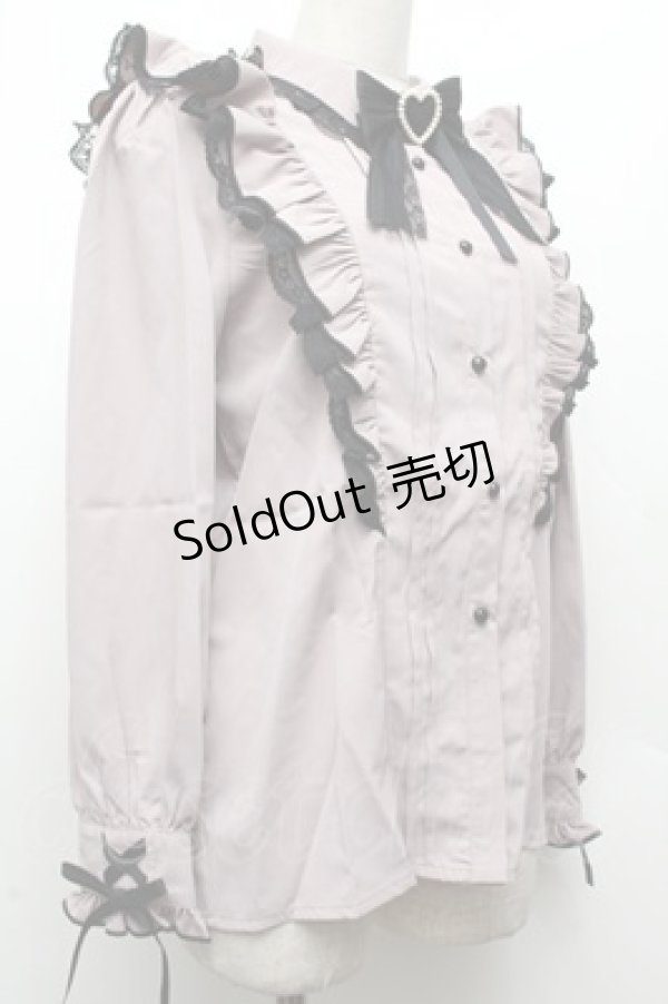 画像3: Rojita / フリルブラウス  ピンク S-26-03-10-053-LO-BL-AS-ZS (3)