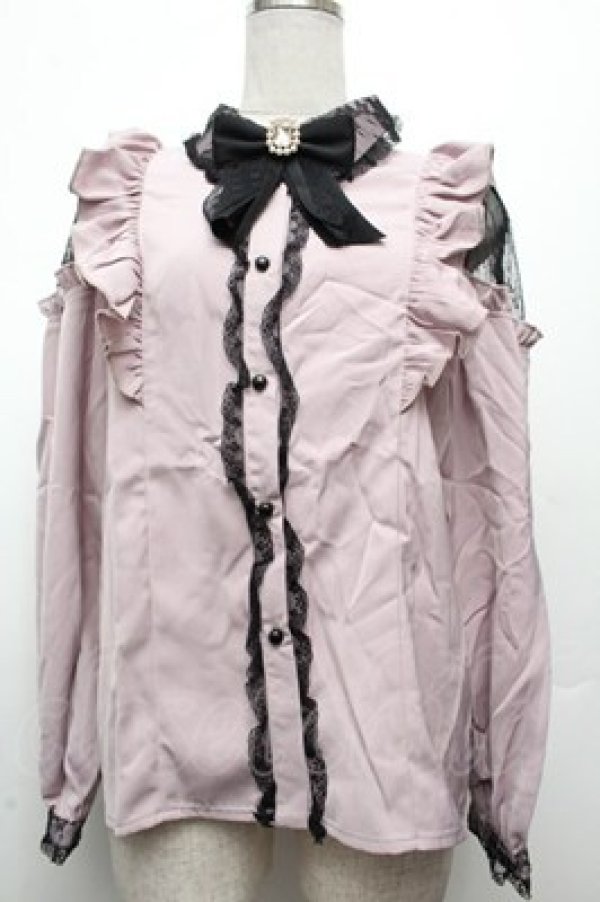 画像1: Rojita / フリルブラウス  ピンク S-26-03-10-054-LO-BL-AS-ZS (1)