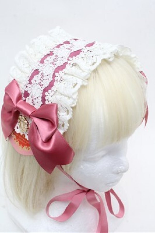 画像3: BABY,THE STARS SHINE BRIGHT / フローレンシアヘッドドレス  ピンク S-26-03-10-008-BA-AC-TE-ZS (3)