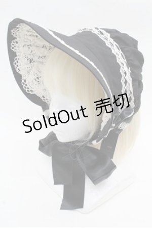 画像: Innocent World / リバイバルクラシカルボンネット  黒 S-26-03-10-023-IW-AC-AS-ZS