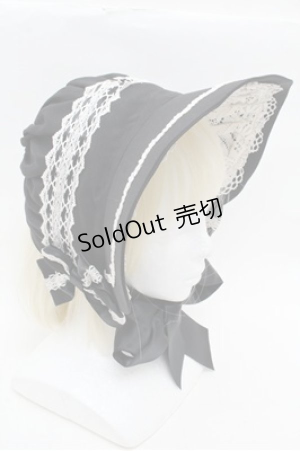 画像3: Innocent World / リバイバルクラシカルボンネット  黒 S-26-03-10-023-IW-AC-AS-ZS (3)