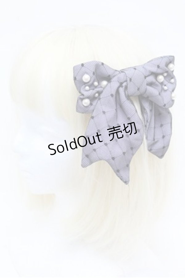 画像1: Angelic Pretty / Dolly Lady Ribbonバレッタ  ラベンダー S-26-03-10-028-AP-AC-AS-ZS (1)