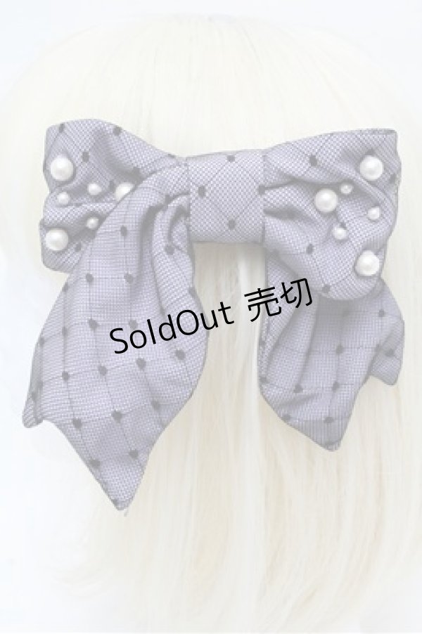 画像2: Angelic Pretty / Dolly Lady Ribbonバレッタ  ラベンダー S-26-03-10-028-AP-AC-AS-ZS (2)