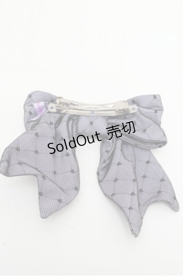 画像3: Angelic Pretty / Dolly Lady Ribbonバレッタ  ラベンダー S-26-03-10-028-AP-AC-AS-ZS (3)