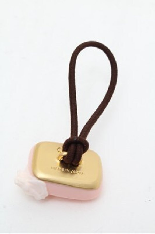 画像2: Q-pot. / クリーミーソープヘアゴム  ピンク S-26-03-10-029-QP-AC-AS-ZS (2)