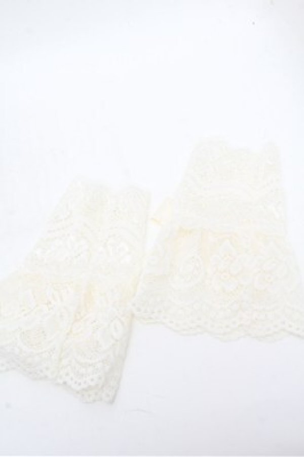 画像2: LOLITA / レースアームカバー  オフ S-26-03-10-031-LO-ZA-AS-ZS (2)