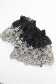 画像1: ATELIER PIERROT / Eleanorレースカフス  黒×ゴールド S-26-03-10-034-EL-ZA-TE-ZS (1)