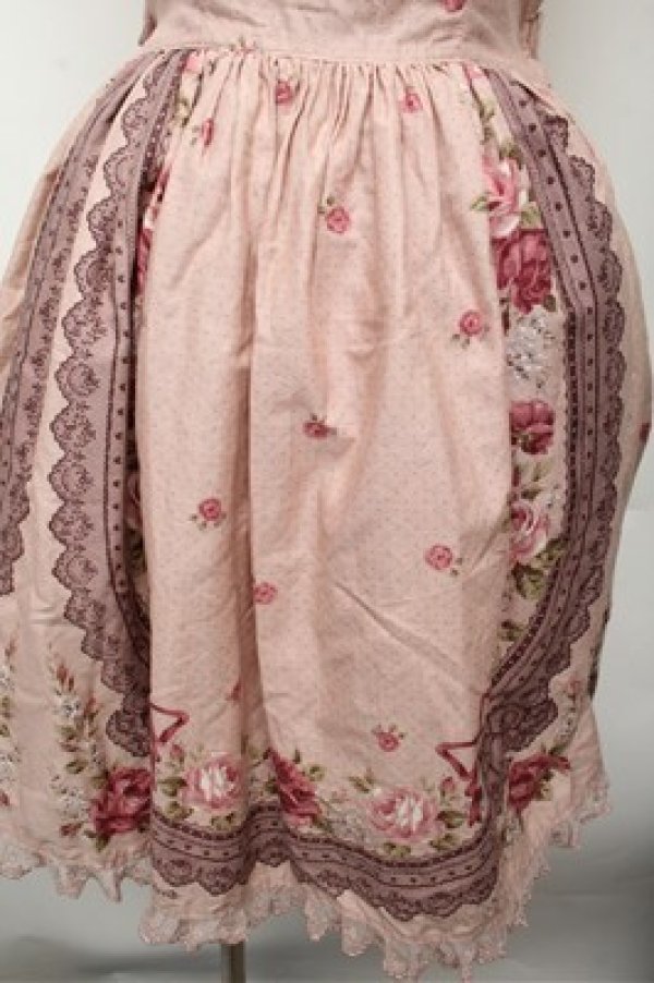 画像5: Innocent World / ラウレッタローズショートジャンパースカート M ピンク S-26-03-12-028-IW-OP-HR-ZS (5)