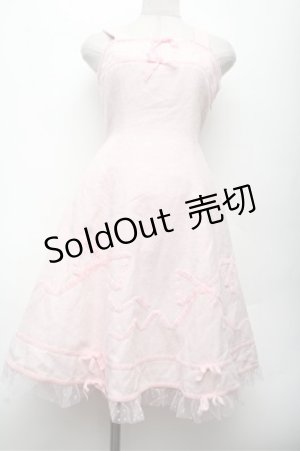 画像: Angelic Pretty / Dreamin' Ribbonジャンパースカート  ピンク S-26-03-12-031-AP-OP-HR-ZS