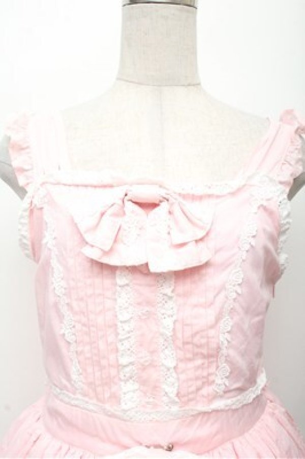 画像4: BABY,THE STARS SHINE BRIGHT / Leatitia・Raseineジャンパースカート  ピンク S-26-03-12-032-BA-OP-AS-ZS (4)