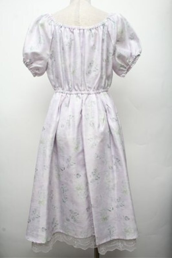 画像2: axes femme POETIQUE / ピクトリアルプリントワンピース  ラベンダー S-26-03-12-035-AX-OP-AS-ZS (2)